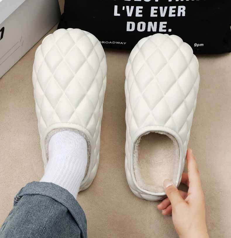 Warm Unisex Plush Cotton Indoor Slippers