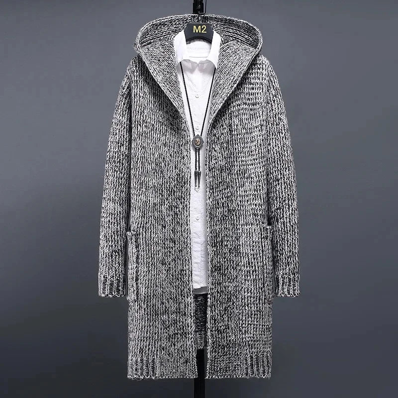 Raventon Hooded Knit Coat