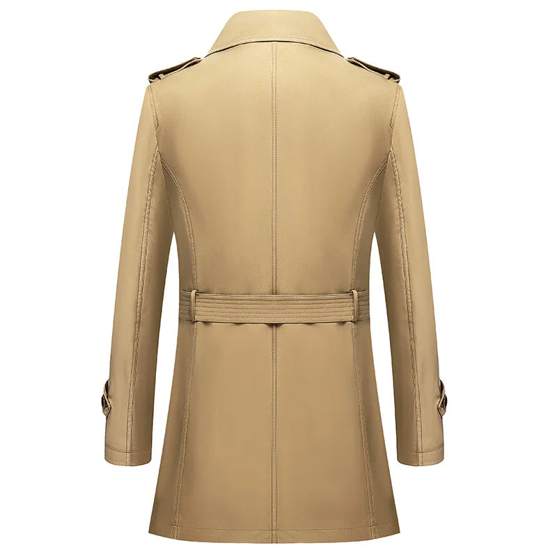 Langston Double-Breasted Trench Coat