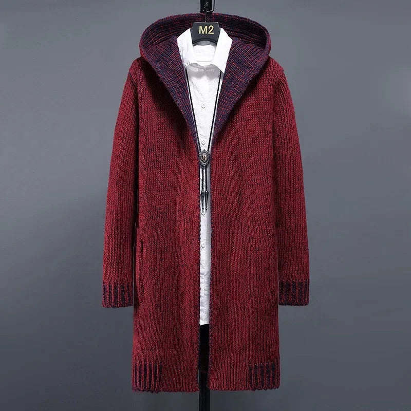 Raventon Hooded Knit Coat