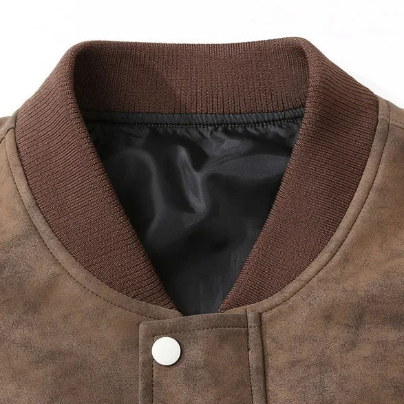 Langston Deerskin Bomber Jacket