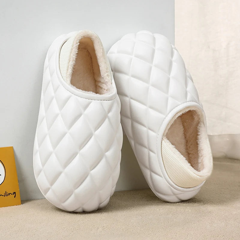 Warm Unisex Plush Cotton Indoor Slippers