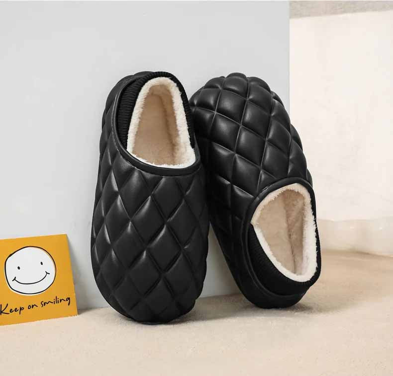 Warm Unisex Plush Cotton Indoor Slippers