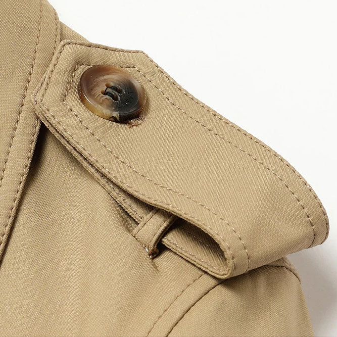 Langston Double-Breasted Trench Coat