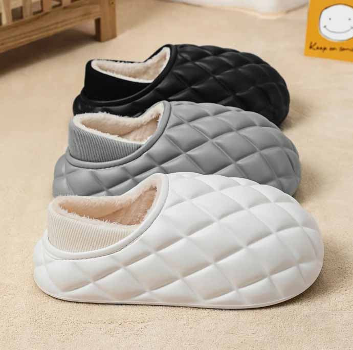 Warm Unisex Plush Cotton Indoor Slippers