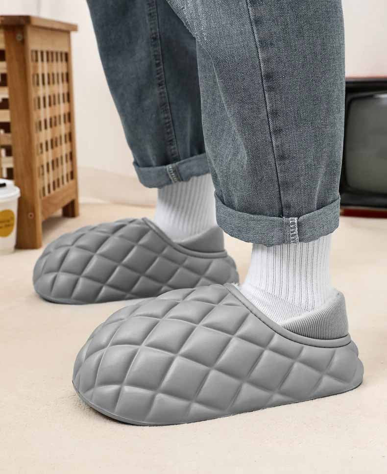 Warm Unisex Plush Cotton Indoor Slippers