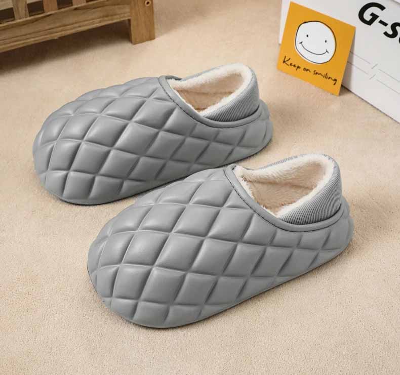 Warm Unisex Plush Cotton Indoor Slippers