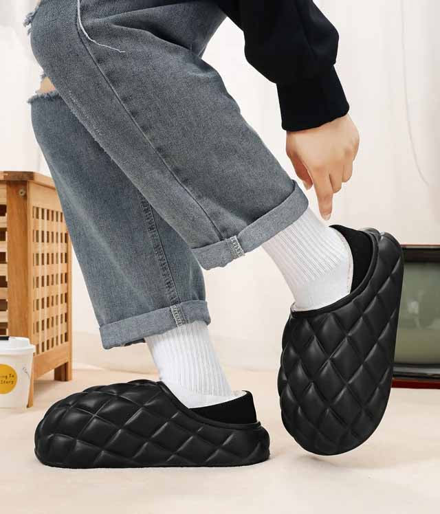 Warm Unisex Plush Cotton Indoor Slippers
