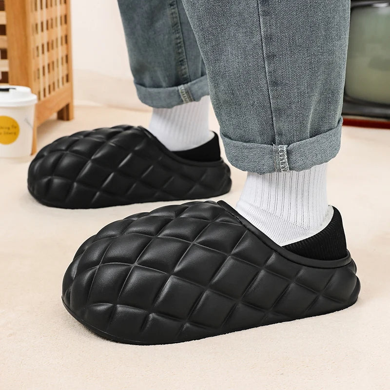 Warm Unisex Plush Cotton Indoor Slippers