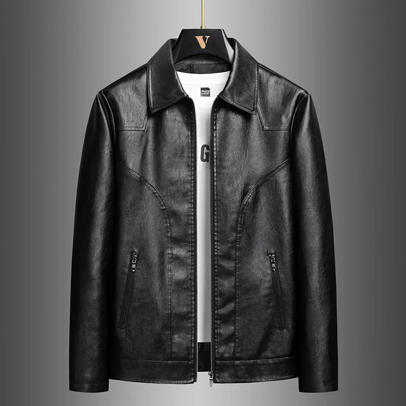 Marzio Gloss Leather Jacket